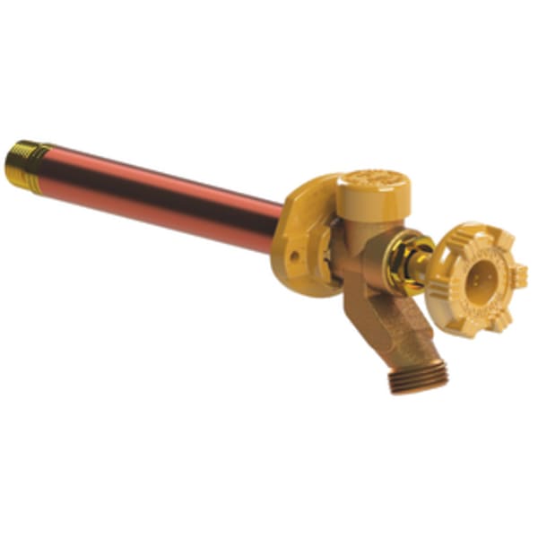 Model 17 - Freezeless Hydrants Expansion Pex, 1/2" Connection, Wall Depth - 10", Bulk Pack, Metal Handle