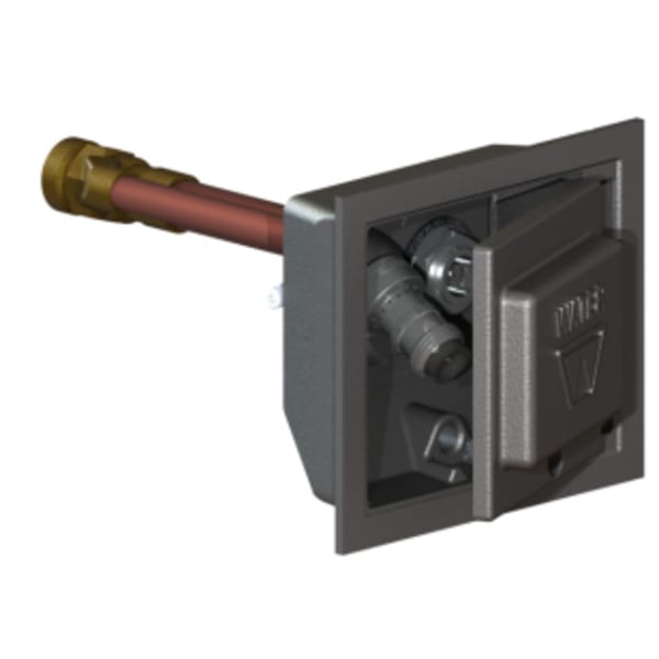 Model B67 - Box Hydrants FIP, 3/4" Connection, Wall Depth - 20", Rough Brass