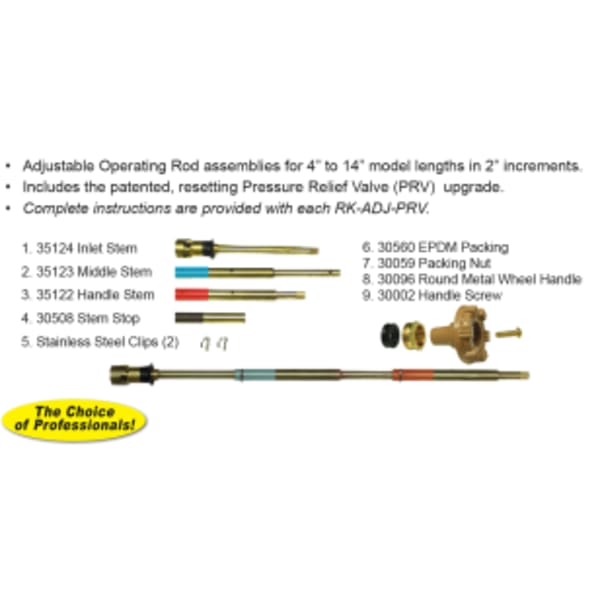 Adjustable Operating Rod 4-14