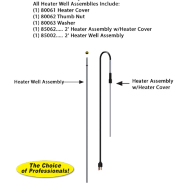 Model RK-TL-2H 2 Foot Thermaline Heater Assembly Repair Kit