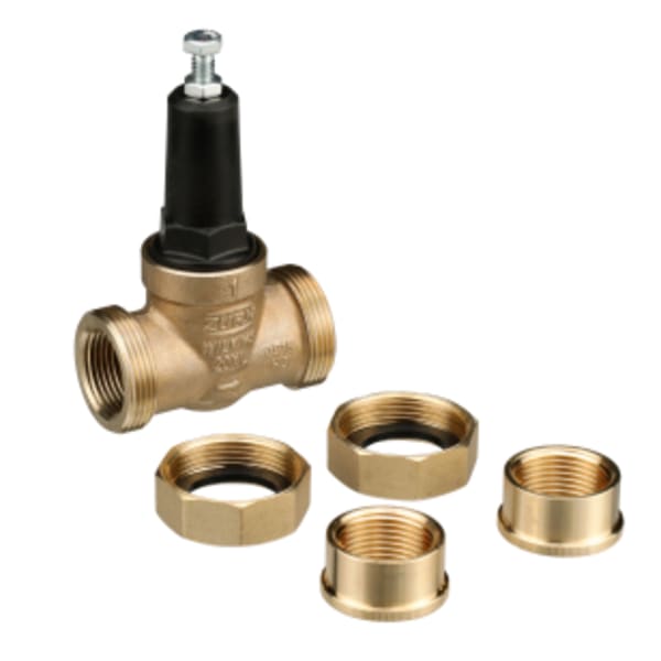 1 in. Pressure Reducing Valve, Double Union FNPT x FNPT