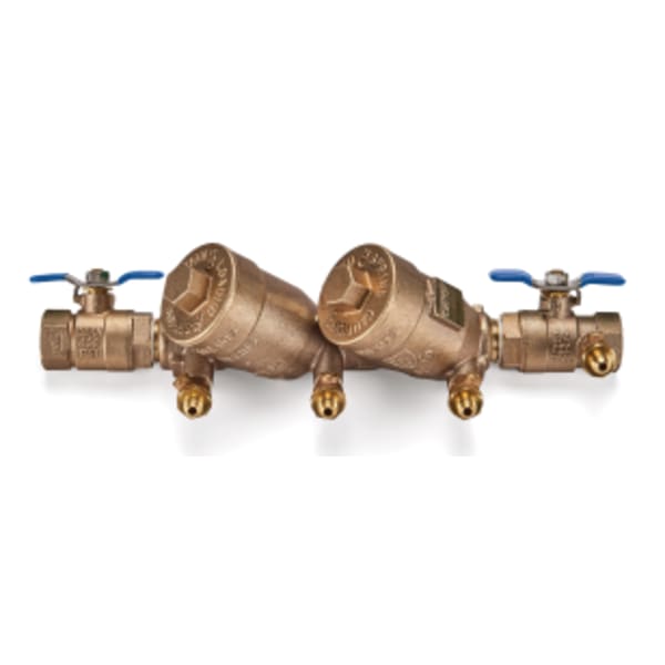 1" 950XLT Double Check Backflow Preventer with "Fast Test" test cocks