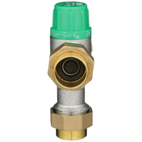 1" ZW1070XL Aqua-Gard® Thermostatic Mixing Valve with Copper Sweat Connection Lead Free