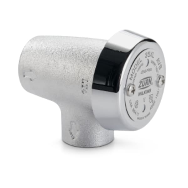 1/2" 35XL Atmospheric Vacuum Breaker with rough chrome plate finish
