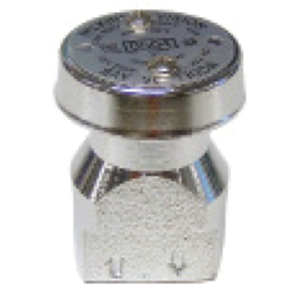 1/4" 35XLVAtmospheric Vacuum Breaker with vertical inlet and outlet and rough chrome fiinish