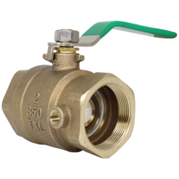 2" 850XL Full Port Bronze Ball Valve, tapped