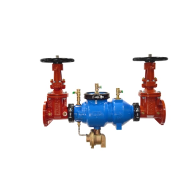 3" 375A Reduced Pressure Principle Backflow Preventer with OS&Y gate Valves
