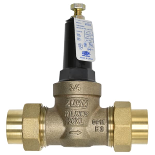 3/4 in. 20XL Pressure Reducing Valve, Double Union FNPT x FNPT
