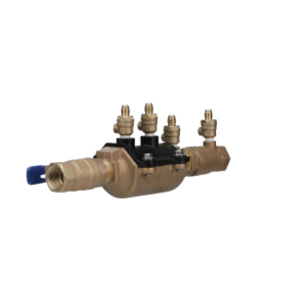 3/4" 350 Double Check Backflow Preventer with SAE flare test fitting