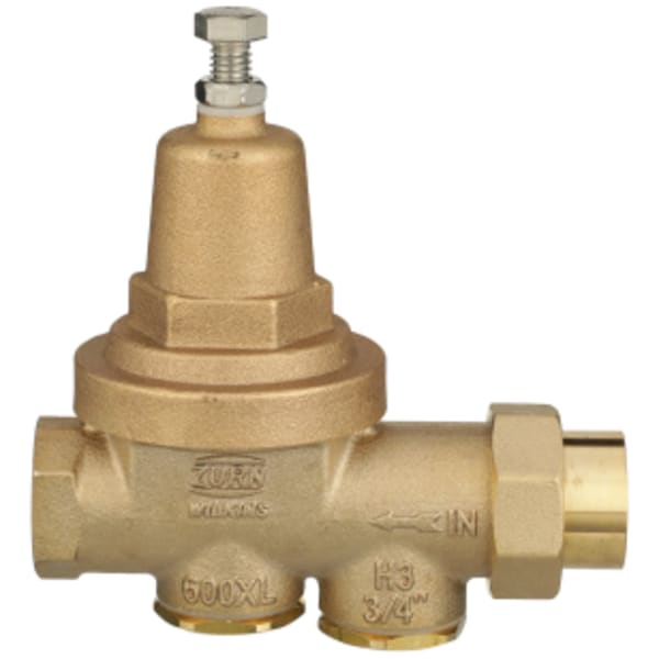 3/4" 600XL Pressure Reducing Valve with sealed cage bell housing, and stainless steel adjustment screw