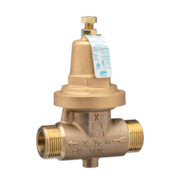 3/4" 70XL Pressure Reducing Valve a double male meter tailpiece connection