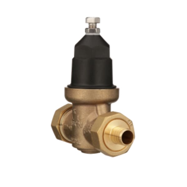 3/4 in. NR3XL Pressure Reducing Valve, Double Union Male Barbed PEX Connections