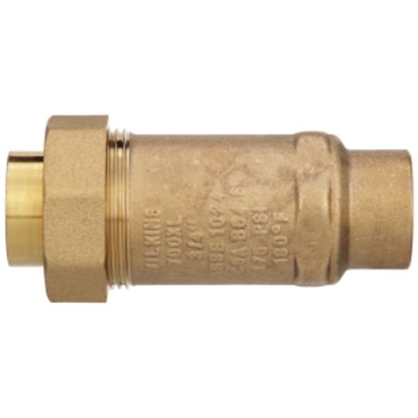 700XL Dual Check Valve with 3/4" female union inlet x 3/4" female outlet