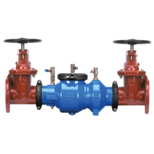 8" 350A Double Check Backflow Preventer with flanged end OS&Y gate Valves