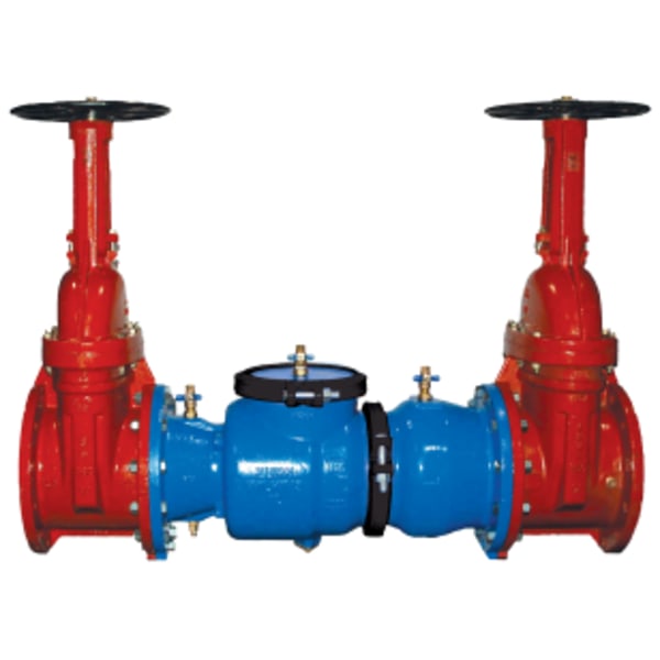 3" 350 Double Check Valve Backflow Preventer, with NRS Gates, FLG x FLG