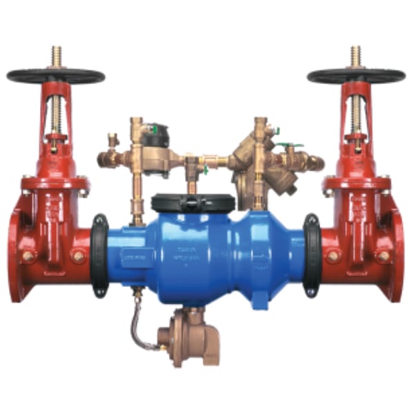 8" 375ADA Reduced Pressure Detector Assembly Ductile Iron Body Gal. Meter with OS & Y Gate Valves Flange x Flange