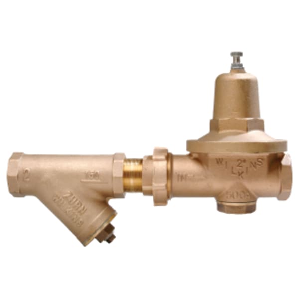 1-1/2" Pressure Reducing Valve with Strainer with bronze strainer