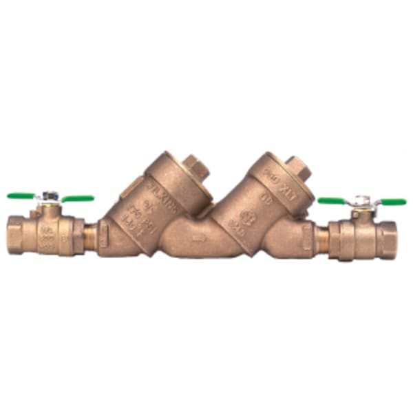 2" Double Check Backflow Preventer with union ball Vlvs