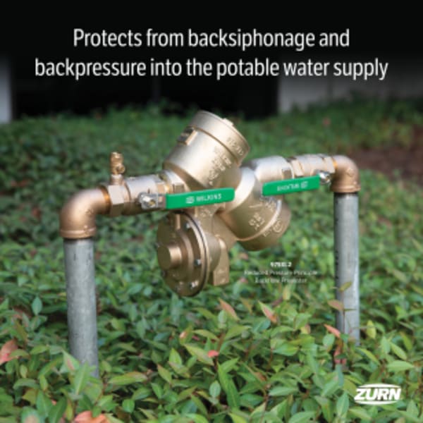 1" 975XL2 Reduced Pressure Principle Backflow Preventer