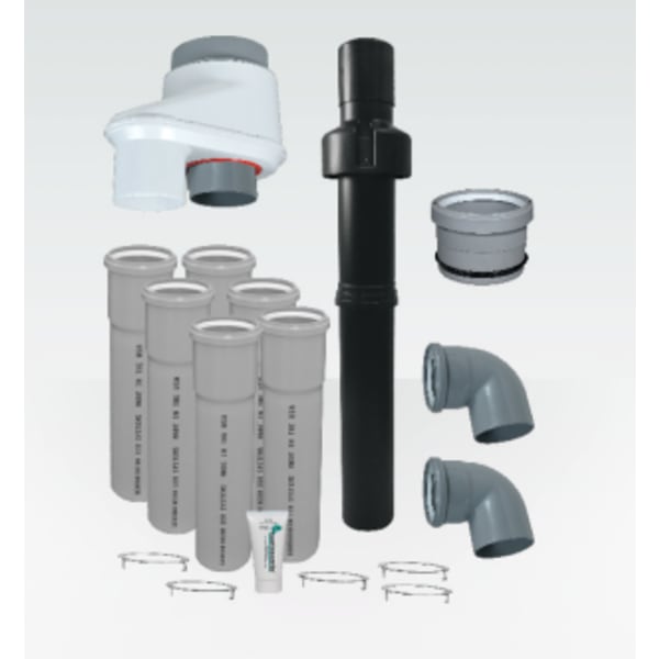 2" Single Wall Quick Kit Roof Termination