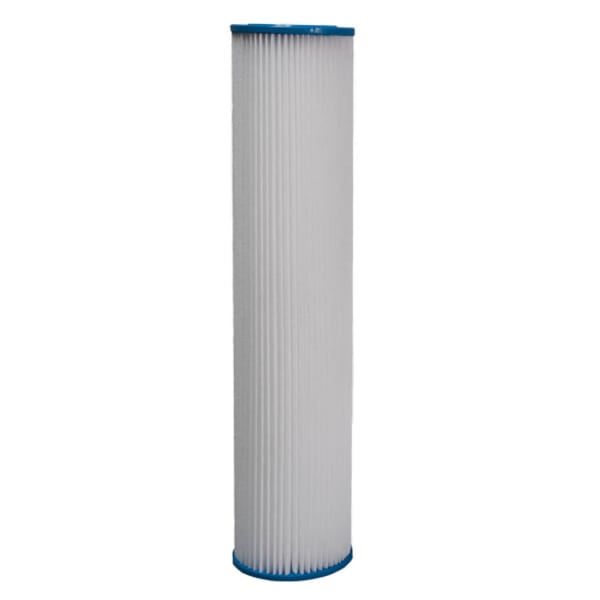 2-1/2" x 20" - 5 Micron - Washable Pleated Polyester Filter