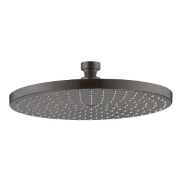 AXOR Starck Showerhead 240 1-Jet, 1.75 GPM in Brushed Black Chrome