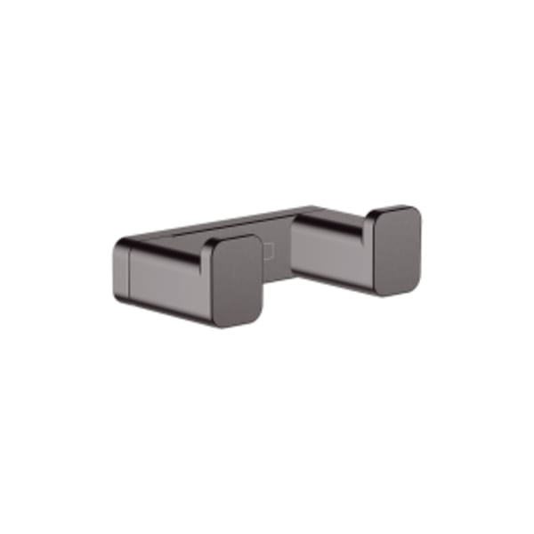 hansgrohe AddStoris Double Hook in Brushed Black Chrome