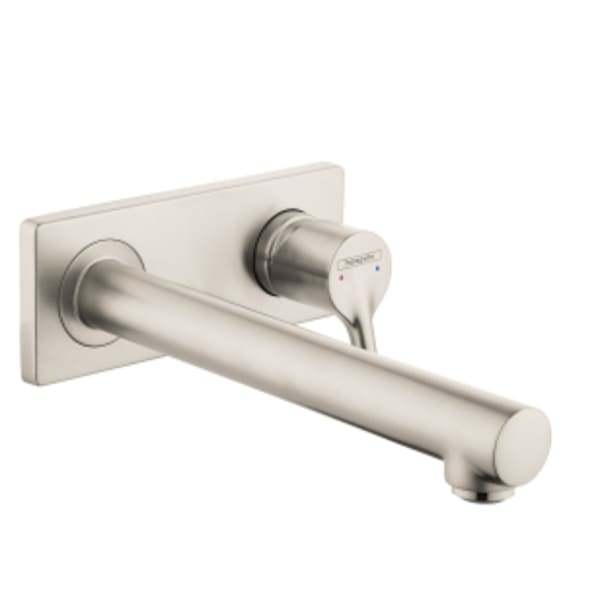 hansgrohe Talis S Wall-Mounted Single-Handle Faucet Trim, 1.2 GPM in Brushed Nickel