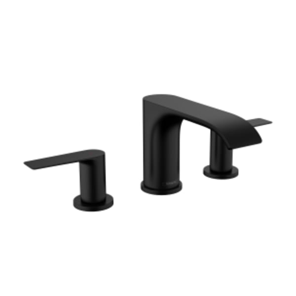 hansgrohe Vivenis Widespread Faucet 95 with Pop-UP Drain, 1.2 GPM in Matte Black