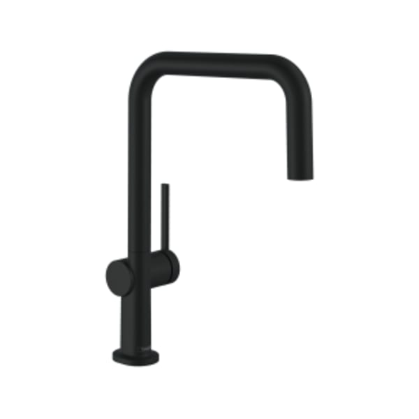 hansgrohe Talis N Kitchen Faucet, U-Style 1-Spray, 1.5 GPM in Matte Black