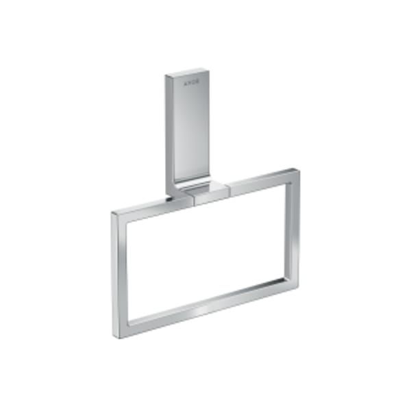 AXOR Universal Rectangular Towel Ring in Chrome