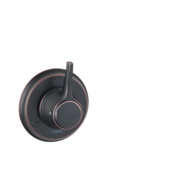 hansgrohe Ecostat Classic Diverter Trim Trio/Quattro in Rubbed Bronze