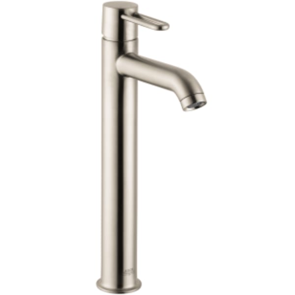 AXOR Uno Single-Hole Faucet 250 with Pop-Up Drain, 1.2 GPM in Brushed Nickel