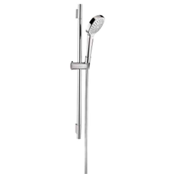 hansgrohe Croma Select E Wallbar Set 110 3-Jet 24", 2.5 GPM in Chrome