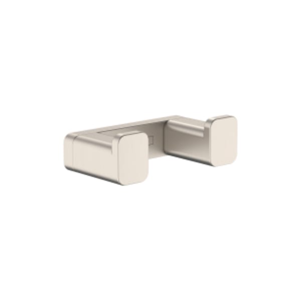 hansgrohe AddStoris Double Hook in Brushed Nickel