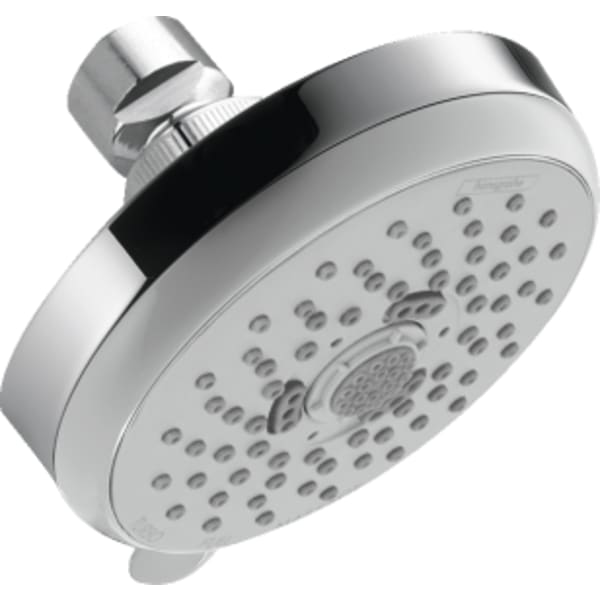 hansgrohe Croma 100 Showerhead E 3-Jet, 2.5 GPM in Chrome