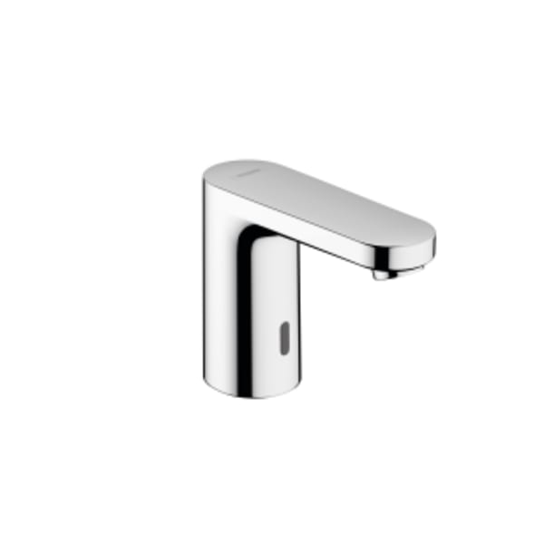 hansgrohe Vernis Blend Electronic Faucet with Pre-Adjusted Temperature, 0.5 GPM AC Powered in Chrome