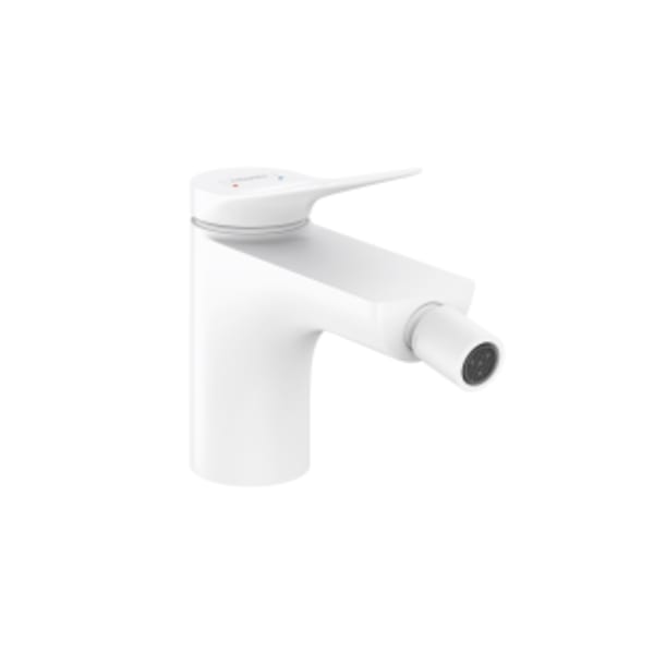 hansgrohe Vivenis Single-Hole Bidet Faucet, 1.5 GPM in Matte White