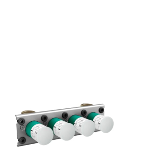 Rough, Thermostatic Trim Exposed/Concealed Installation for 3 Functions