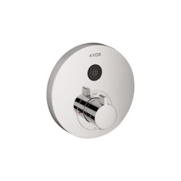 AXOR ShowerSelect Thermostatic Trim Round for 1 Function in Chrome