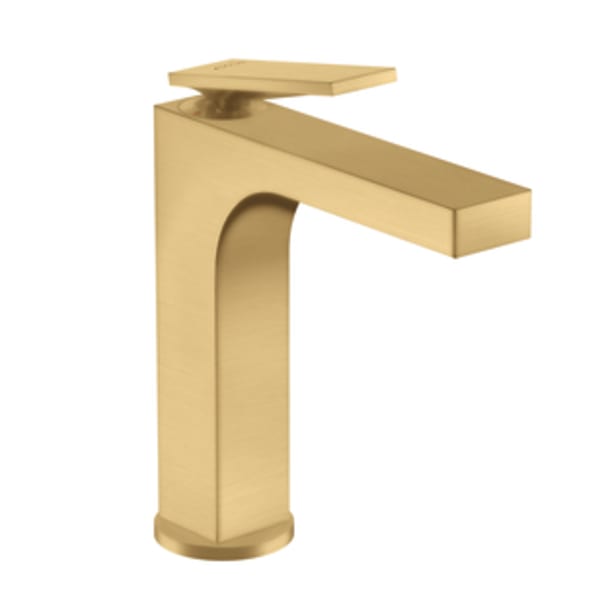 AXOR Citterio Single-Hole Faucet 160 with Pop-Up Drain, 1.2 GPM in Brushed Gold Optic