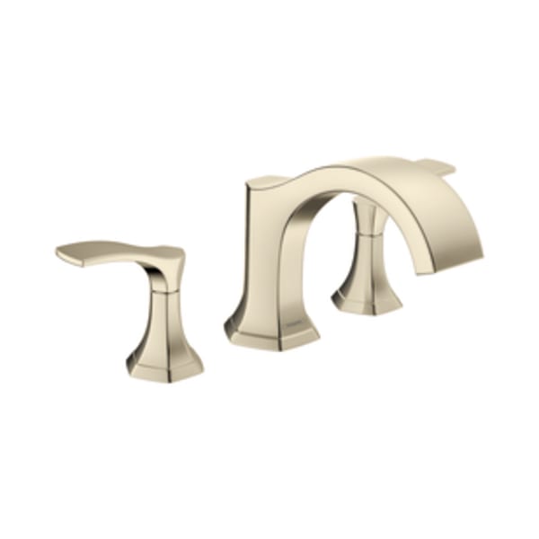hansgrohe Locarno 3-Hole Roman Tub Set Trim in Polished Nickel