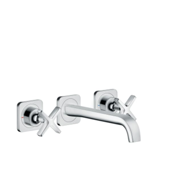AXOR Citterio E Wall-Mounted Widespread Faucet Trim, 1.2 GPM in Chrome