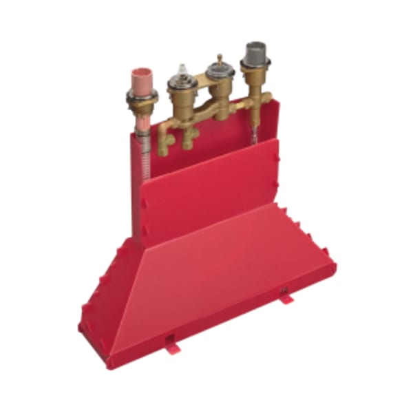 Rough, 4-Hole Thermostatic Roman Tub Set