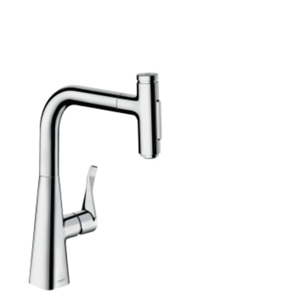 hansgrohe Metris Select Prep Kitchen Faucet, 2-Spray Pull-Out, 1.75 GPM in Chrome