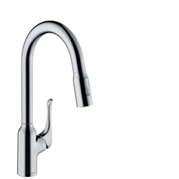 hansgrohe Allegro N HighArc Kitchen Faucet, 2-Spray Pull-Down, 1.75 GPM in Chrome