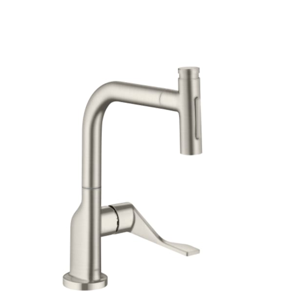 AXOR Citterio Kitchen Faucet Select 2-Spray Pull-Out, 1.75 GPM in Stainless Steel Optic