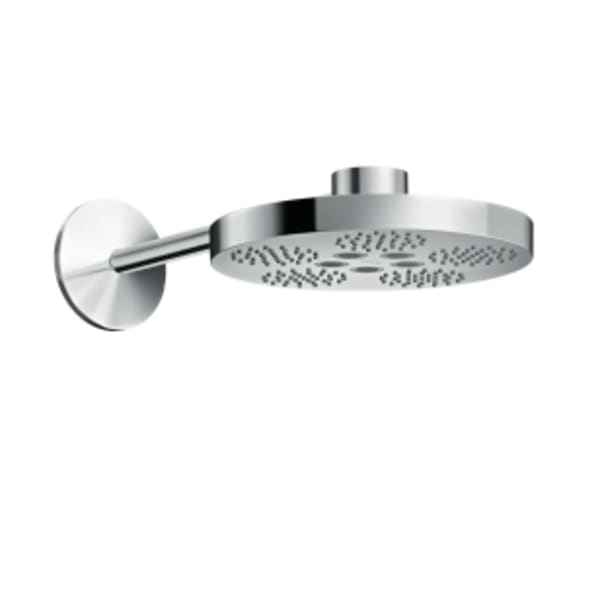AXOR ONE Showerhead 280 2-Jet with Showerarm Trim, 2.5 GPM in Chrome
