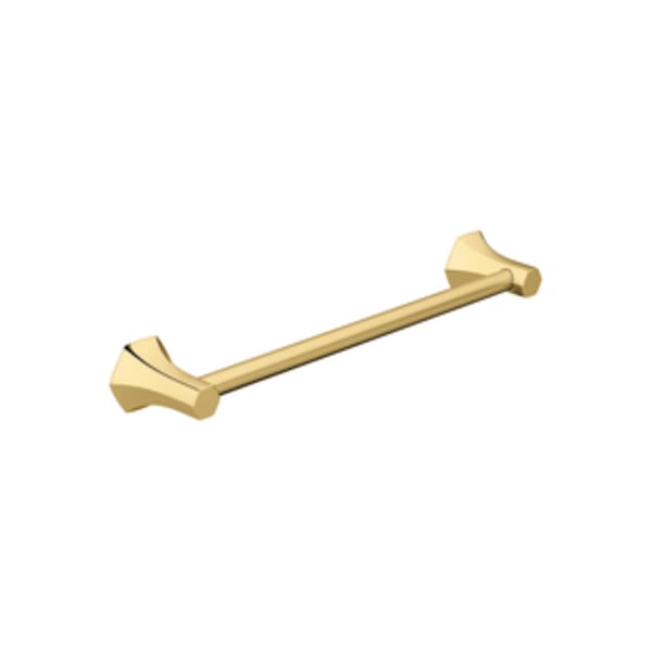 hansgrohe Locarno Towel Bar, 18" in Brushed Gold Optic