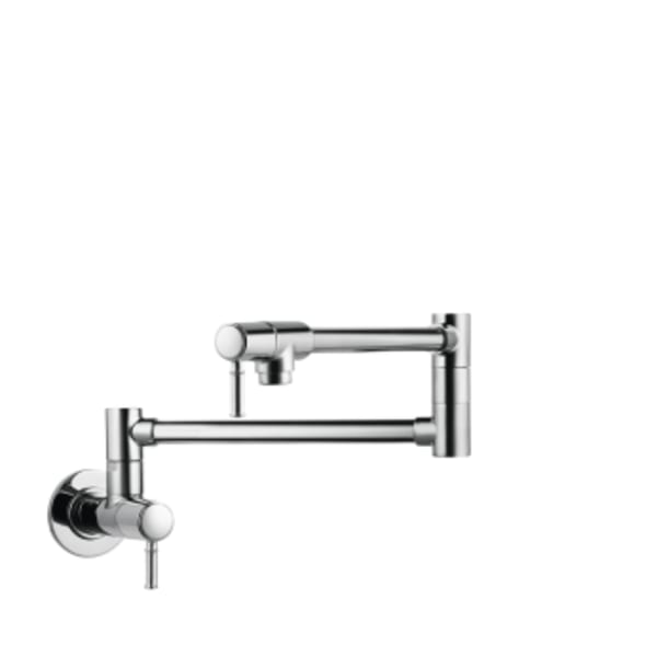 hansgrohe Talis C Pot Filler, Wall-Mounted, 2.5 GPM in Chrome